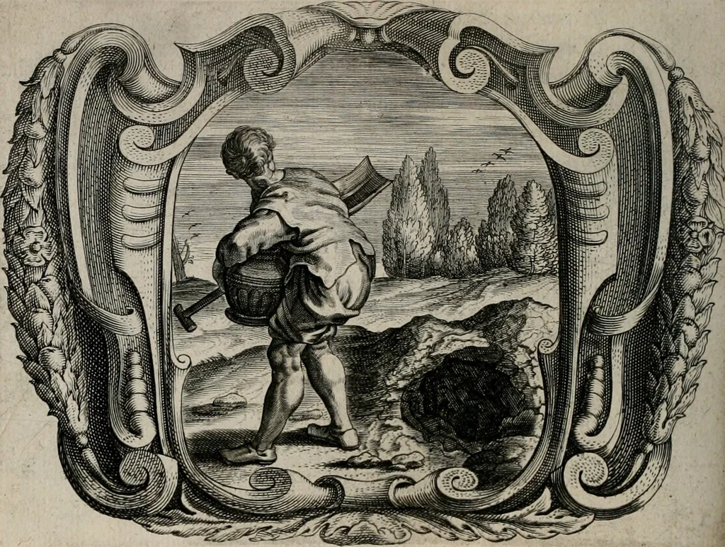An illustration from Af-Beeldinghe van d'eerste eeuwe der Societeyt Iesu voor ooghen ghestelt door de Duyts-Nederlantsche prouincie der seluer Societeyt, 1640, leaf 285