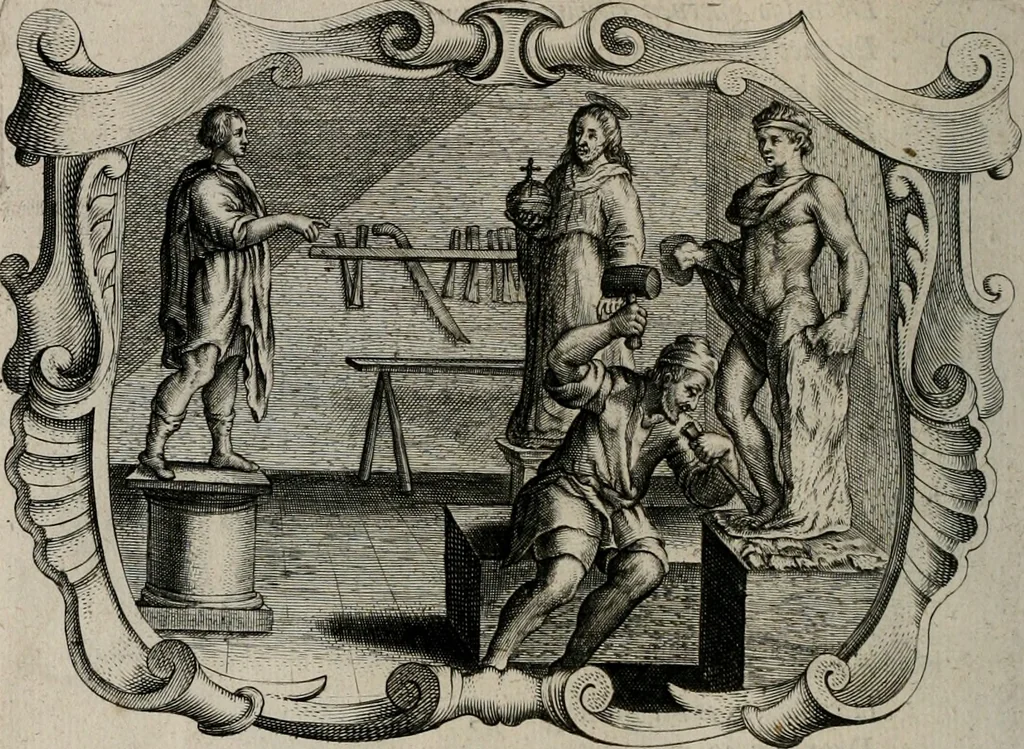 An illustration from Af-Beeldinghe van d'eerste eeuwe der Societeyt Iesu voor ooghen ghestelt door de Duyts-Nederlantsche prouincie der seluer Societeyt, 1640, leaf 293