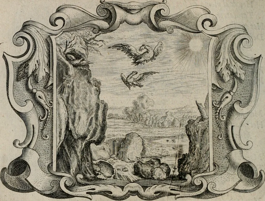 An illustration from Af-Beeldinghe van d'eerste eeuwe der Societeyt Iesu voor ooghen ghestelt door de Duyts-Nederlantsche prouincie der seluer Societeyt, 1640, leaf 301