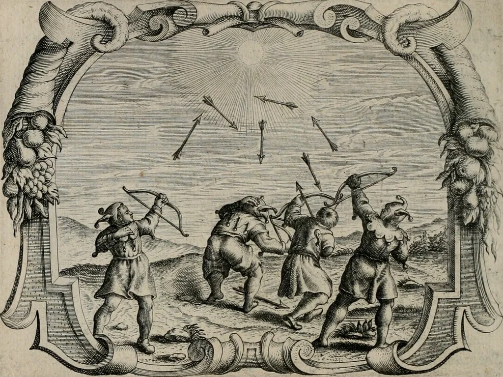 An illustration from Af-Beeldinghe van d'eerste eeuwe der Societeyt Iesu voor ooghen ghestelt door de Duyts-Nederlantsche prouincie der seluer Societeyt, 1640, leaf 399