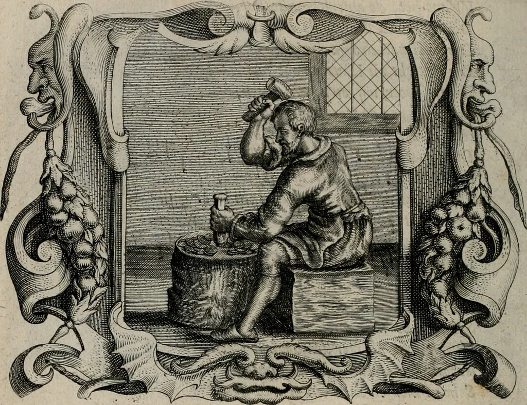 An illustration from Af-Beeldinghe van d'eerste eeuwe der Societeyt Iesu voor ooghen ghestelt door de Duyts-Nederlantsche prouincie der seluer Societeyt, 1640, leaf 417