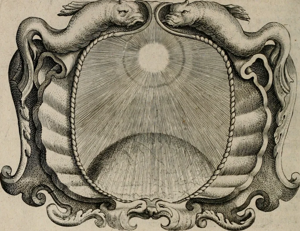 An illustration from Af-Beeldinghe van d'eerste eeuwe der Societeyt Iesu voor ooghen ghestelt door de Duyts-Nederlantsche prouincie der seluer Societeyt, 1640, leaf 43