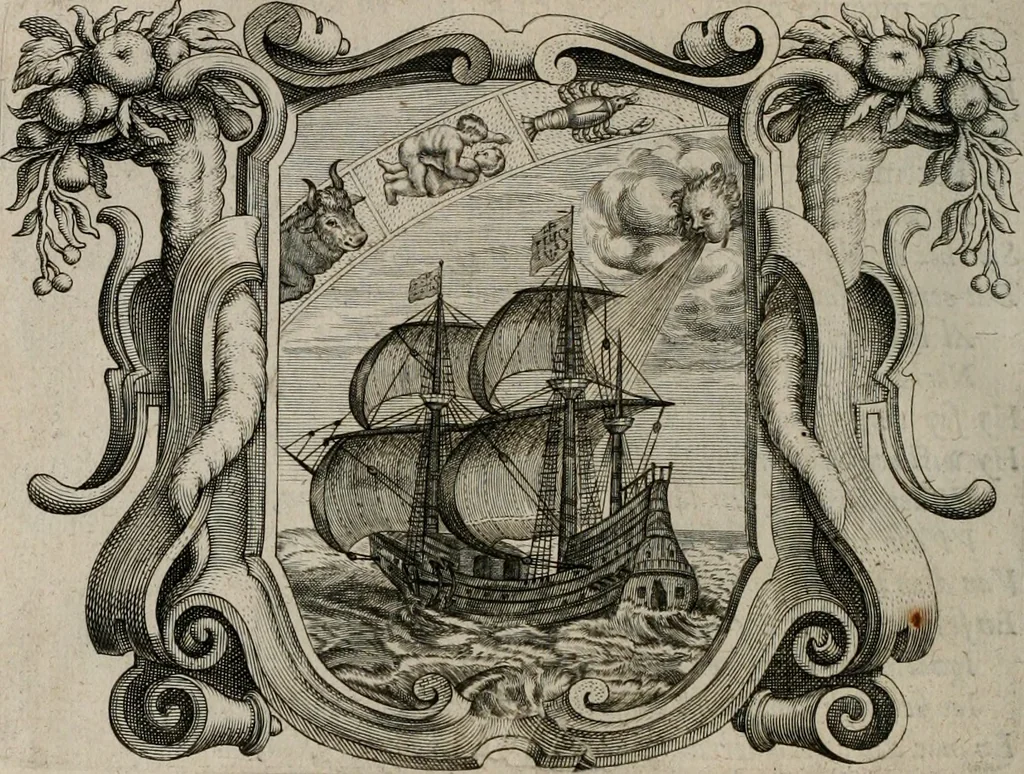 An illustration from Af-Beeldinghe van d'eerste eeuwe der Societeyt Iesu voor ooghen ghestelt door de Duyts-Nederlantsche prouincie der seluer Societeyt, 1640, leaf 47