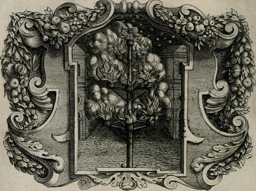 An illustration from Af-Beeldinghe van d'eerste eeuwe der Societeyt Iesu voor ooghen ghestelt door de Duyts-Nederlantsche prouincie der seluer Societeyt, 1640, leaf 533