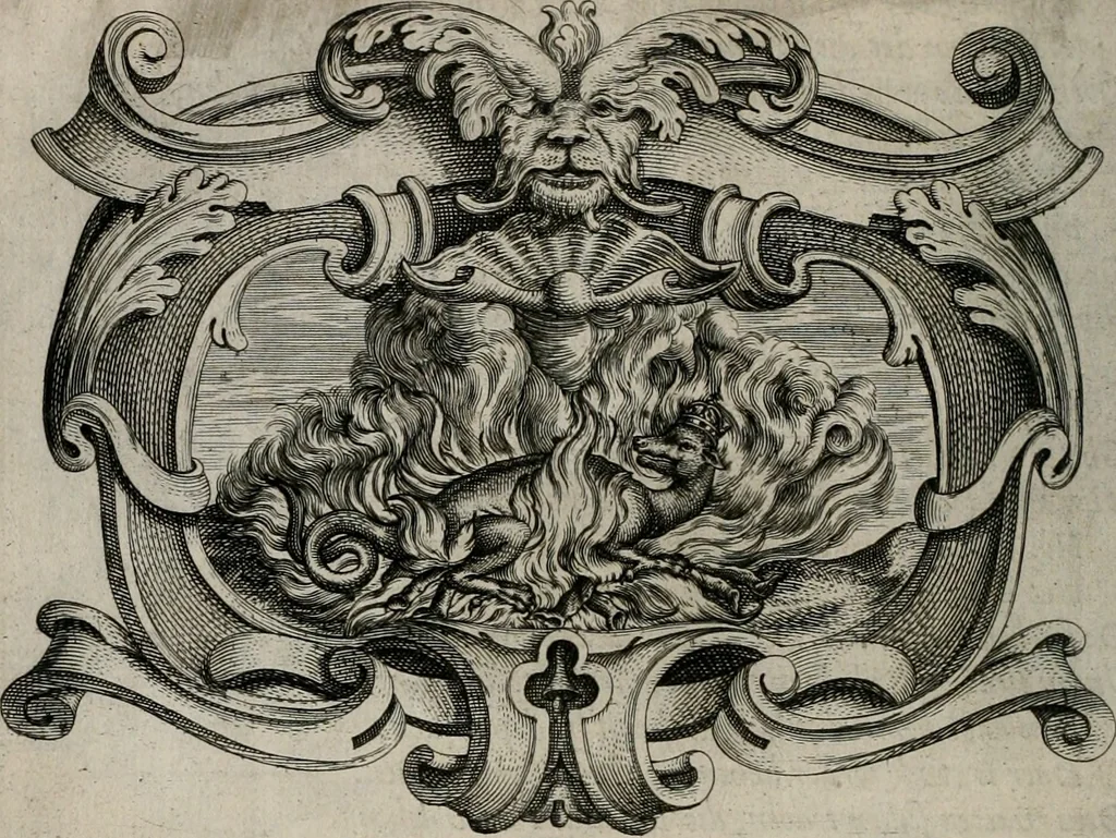 An illustration from Af-Beeldinghe van d'eerste eeuwe der Societeyt Iesu voor ooghen ghestelt door de Duyts-Nederlantsche prouincie der seluer Societeyt, 1640, leaf 535