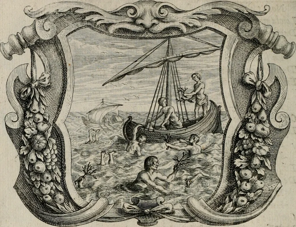 An illustration from Af-Beeldinghe van d'eerste eeuwe der Societeyt Iesu voor ooghen ghestelt door de Duyts-Nederlantsche prouincie der seluer Societeyt, 1640, leaf 707