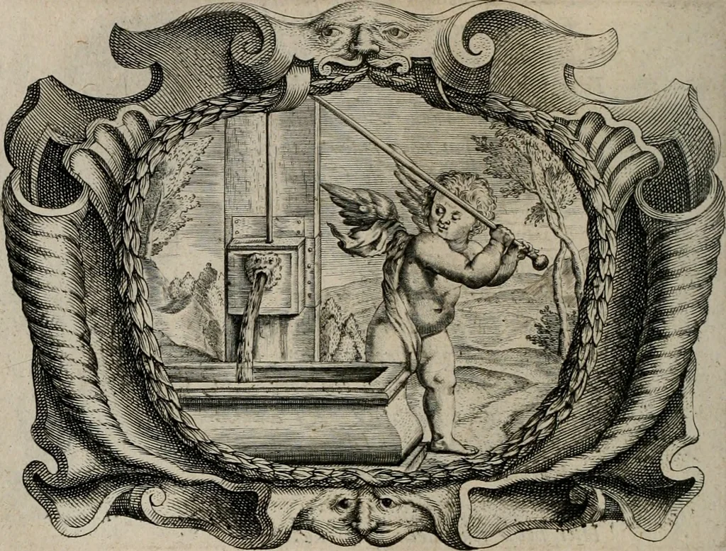 An illustration from Af-Beeldinghe van d'eerste eeuwe der Societeyt Iesu voor ooghen ghestelt door de Duyts-Nederlantsche prouincie der seluer Societeyt, 1640, leaf 99