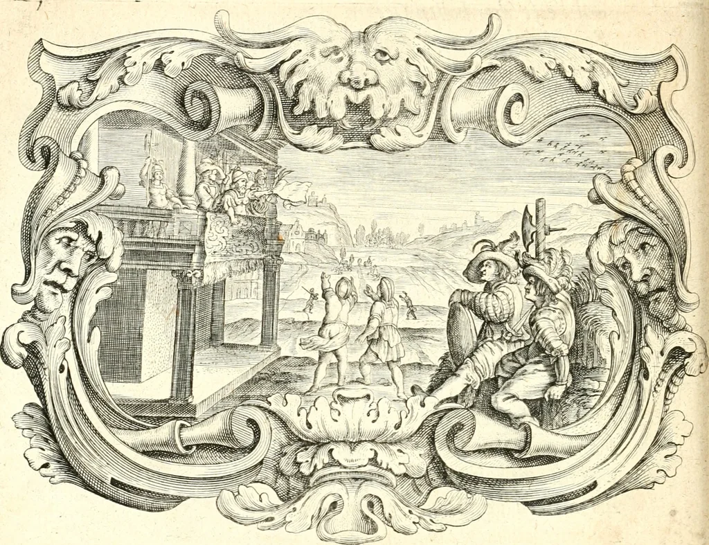 An illustration from Af-beeldinghe van d'eerste eeuwe der Societeyt Iesu : voor ooghen ghestelt door de Duyts-Nederlantsche provincie der selver societeyt, 1640, leaf 133