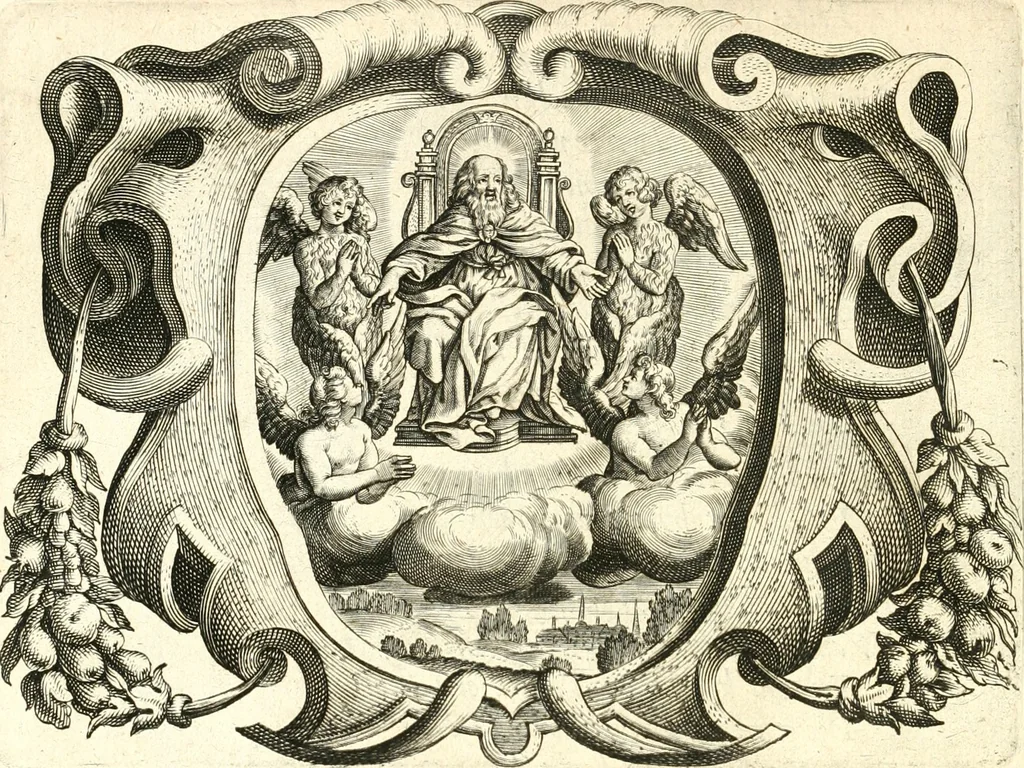 An illustration from Af-beeldinghe van d'eerste eeuwe der Societeyt Iesu : voor ooghen ghestelt door de Duyts-Nederlantsche provincie der selver societeyt, 1640, leaf 213