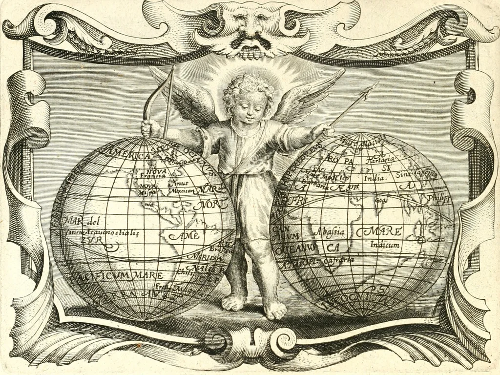 An illustration from Af-beeldinghe van d'eerste eeuwe der Societeyt Iesu : voor ooghen ghestelt door de Duyts-Nederlantsche provincie der selver societeyt, 1640, leaf 215