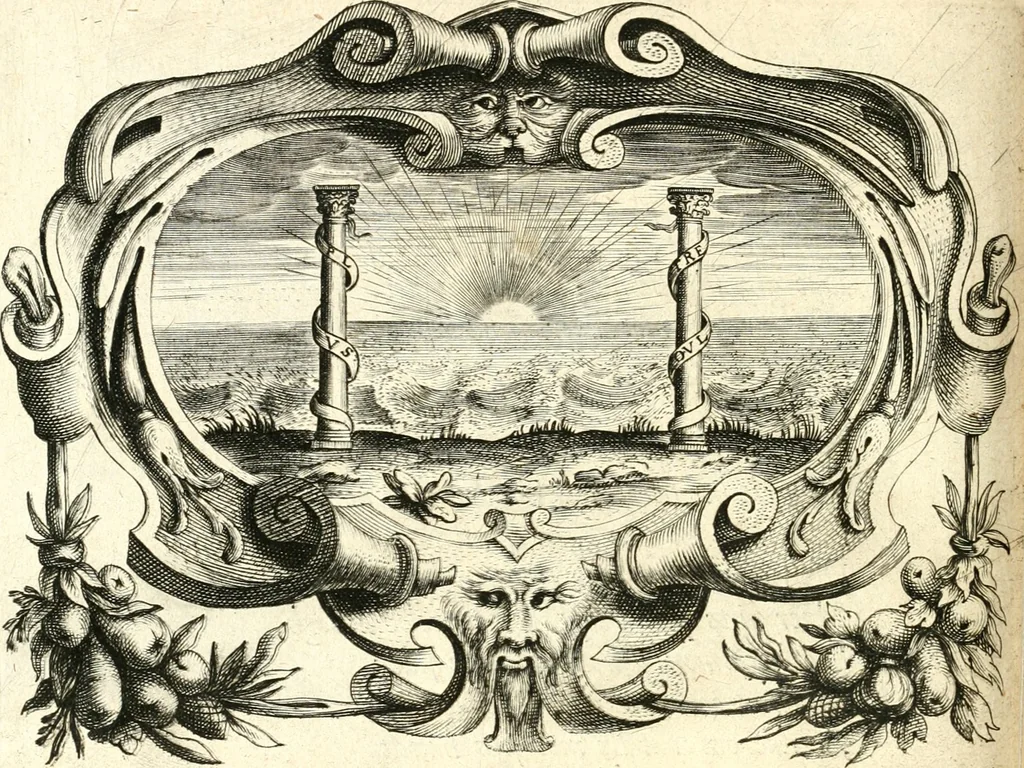 An illustration from Af-beeldinghe van d'eerste eeuwe der Societeyt Iesu : voor ooghen ghestelt door de Duyts-Nederlantsche provincie der selver societeyt, 1640, leaf 217