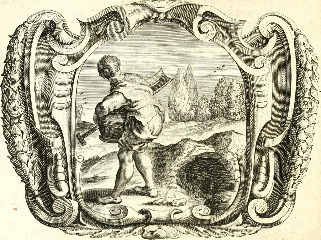 An illustration from Af-beeldinghe van d'eerste eeuwe der Societeyt Iesu : voor ooghen ghestelt door de Duyts-Nederlantsche provincie der selver societeyt, 1640, leaf 285