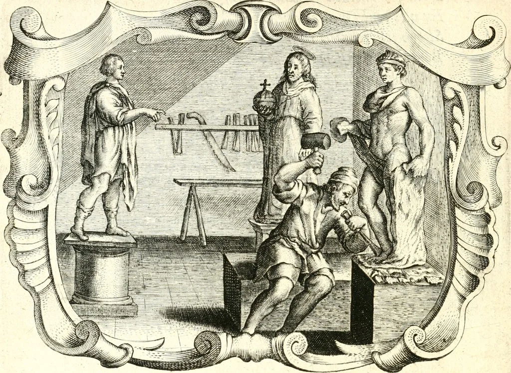 An illustration from Af-beeldinghe van d'eerste eeuwe der Societeyt Iesu : voor ooghen ghestelt door de Duyts-Nederlantsche provincie der selver societeyt, 1640, leaf 293