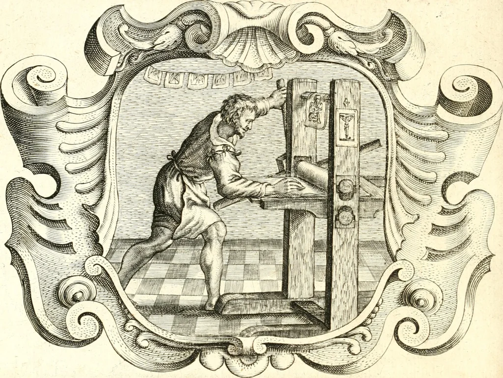 An illustration from Af-beeldinghe van d'eerste eeuwe der Societeyt Iesu : voor ooghen ghestelt door de Duyts-Nederlantsche provincie der selver societeyt, 1640, leaf 409