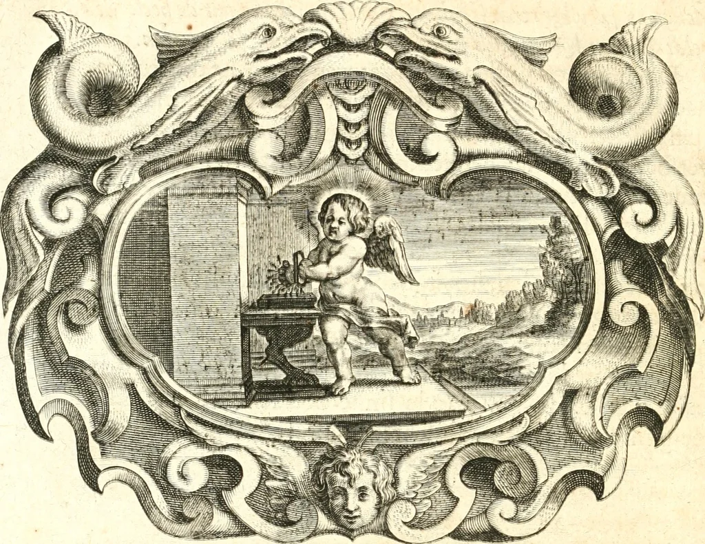 An illustration from Af-beeldinghe van d'eerste eeuwe der Societeyt Iesu : voor ooghen ghestelt door de Duyts-Nederlantsche provincie der selver societeyt, 1640, leaf 513