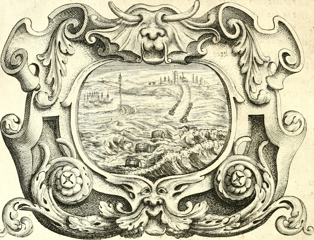 An illustration from Af-beeldinghe van d'eerste eeuwe der Societeyt Iesu : voor ooghen ghestelt door de Duyts-Nederlantsche provincie der selver societeyt, 1640, leaf 705