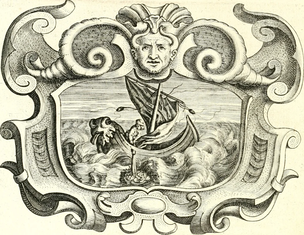 An illustration from Af-beeldinghe van d'eerste eeuwe der Societeyt Iesu : voor ooghen ghestelt door de Duyts-Nederlantsche provincie der selver societeyt, 1640, leaf 709