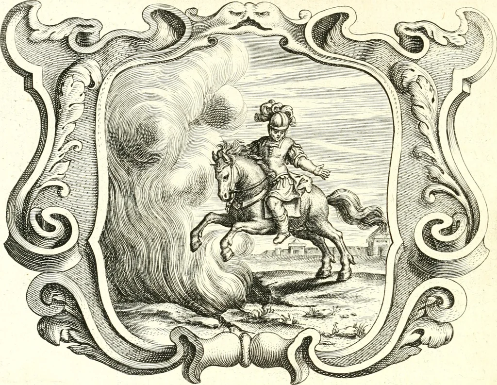 An illustration from Af-beeldinghe van d'eerste eeuwe der Societeyt Iesu : voor ooghen ghestelt door de Duyts-Nederlantsche provincie der selver societeyt, 1640, leaf 711