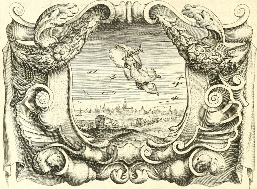 An illustration from Af-beeldinghe van d'eerste eeuwe der Societeyt Iesu : voor ooghen ghestelt door de Duyts-Nederlantsche provincie der selver societeyt, 1640, leaf 97