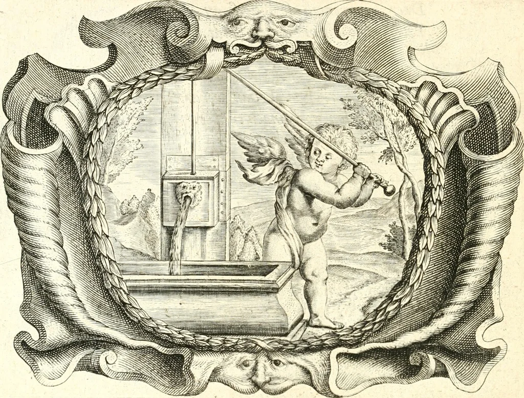 An illustration from Af-beeldinghe van d'eerste eeuwe der Societeyt Iesu : voor ooghen ghestelt door de Duyts-Nederlantsche provincie der selver societeyt, 1640, leaf 99
