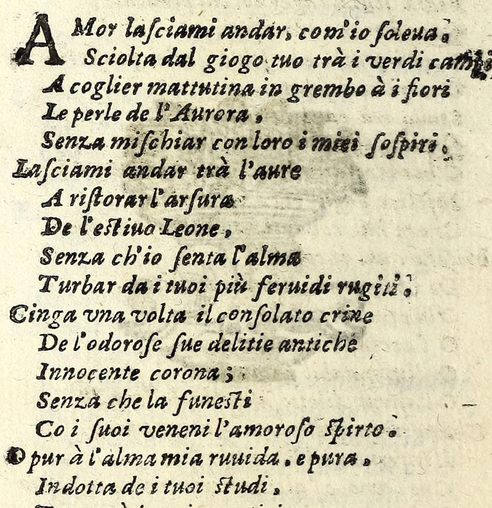 An illustration from Affetti geniali, 1630, leaf 200