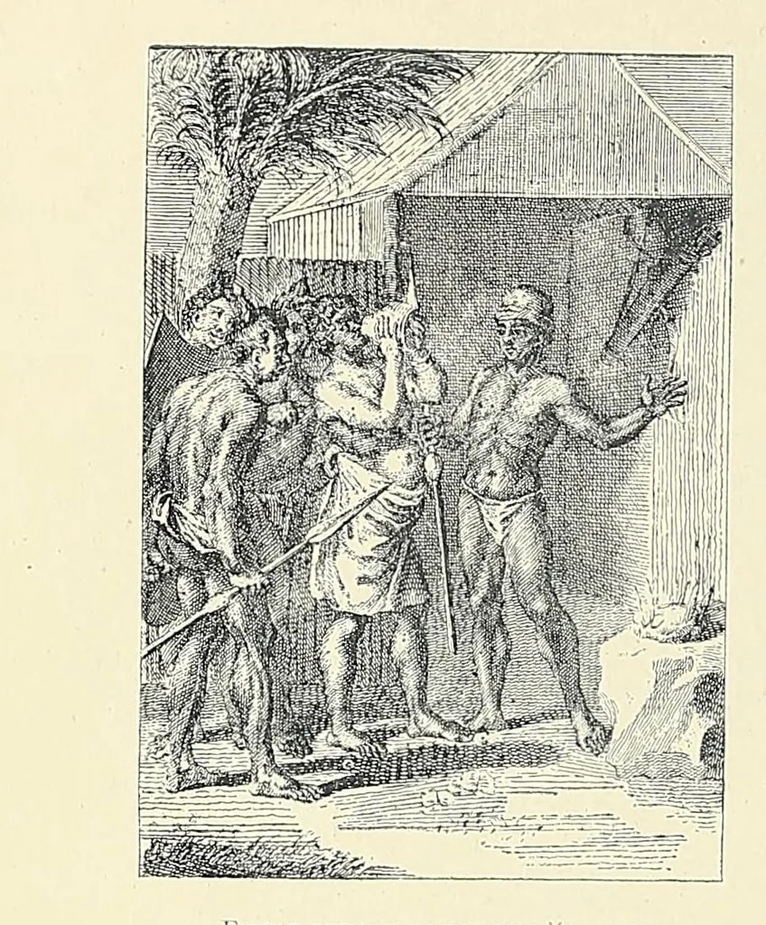 An illustration from Africaines, 1897, leaf 146