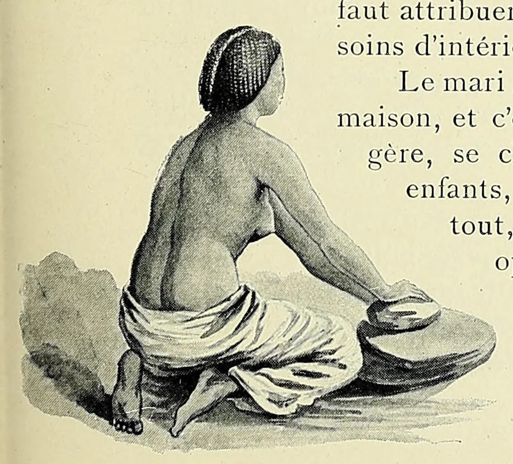 An illustration from Africaines, 1897, leaf 89