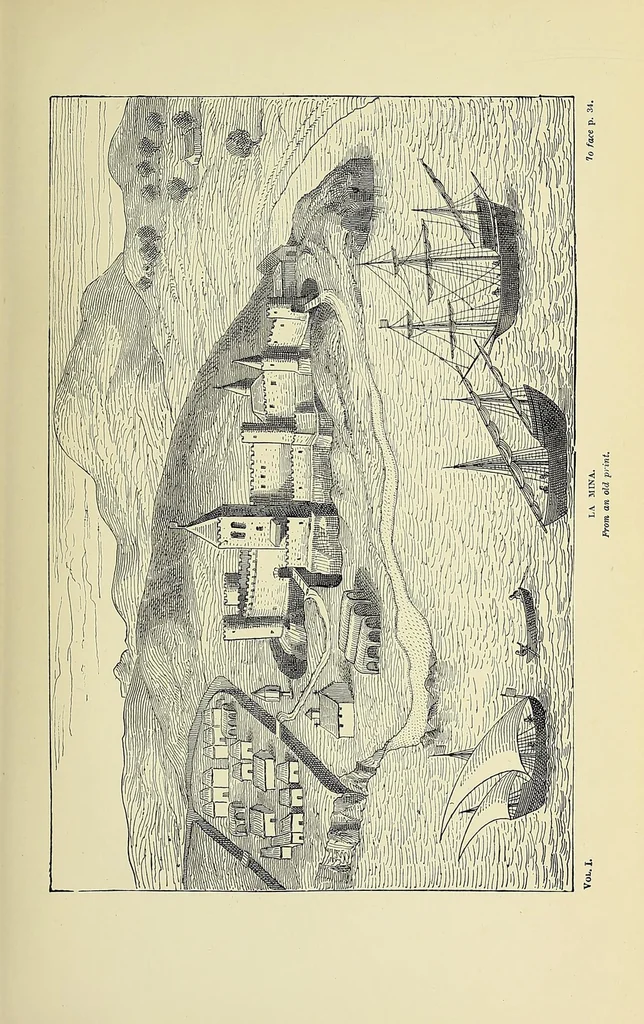 An illustration from Africa and its exploration : as told by its explorers Mungo Park, Clapperton, the Landers, Livingstone, Barth, Barkie, Denham, Burton, Speke, Caillie, Schweinfurth, Mohr, Stanley, Holub, Serpa, Pinto, Farini, Thomson, Montagu Kerr ; with 600 illustrations and maps, leaf 63