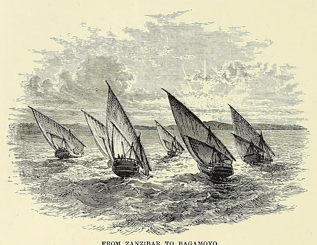 An illustration from Africa and its exploration : as told by its explorers Mungo Park, Clapperton, the Landers, Livingstone, Barth, Barkie, Denham, Burton, Speke, Caillie, Schweinfurth, Mohr, Stanley, Holub, Serpa, Pinto, Farini, Thomson, Montagu Kerr ; with 600 illustrations and maps, leaf 236