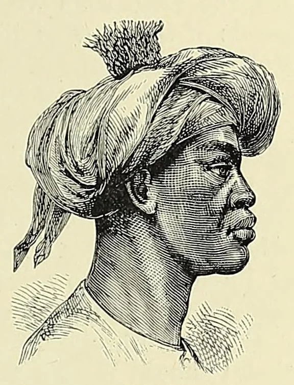 An illustration from Africa and its exploration : as told by its explorers Mungo Park, Clapperton, the Landers, Livingstone, Barth, Barkie, Denham, Burton, Speke, Caillie, Schweinfurth, Mohr, Stanley, Holub, Serpa, Pinto, Farini, Thomson, Montagu Kerr ; with 600 illustrations and maps, leaf 311