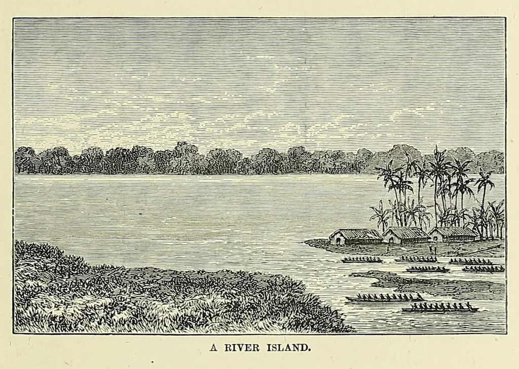 An illustration from Africa and its exploration : as told by its explorers Mungo Park, Clapperton, the Landers, Livingstone, Barth, Barkie, Denham, Burton, Speke, Caillie, Schweinfurth, Mohr, Stanley, Holub, Serpa, Pinto, Farini, Thomson, Montagu Kerr ; with 600 illustrations and maps, leaf 547