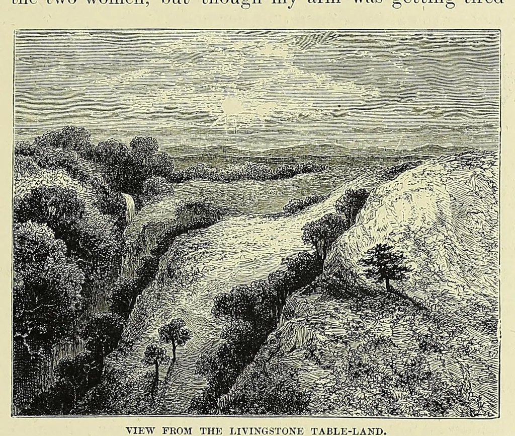 An illustration from Africa and its exploration : as told by its explorers Mungo Park, Clapperton, the Landers, Livingstone, Barth, Barkie, Denham, Burton, Speke, Caillie, Schweinfurth, Mohr, Stanley, Holub, Serpa, Pinto, Farini, Thomson, Montagu Kerr ; with 600 illustrations and maps, leaf 585