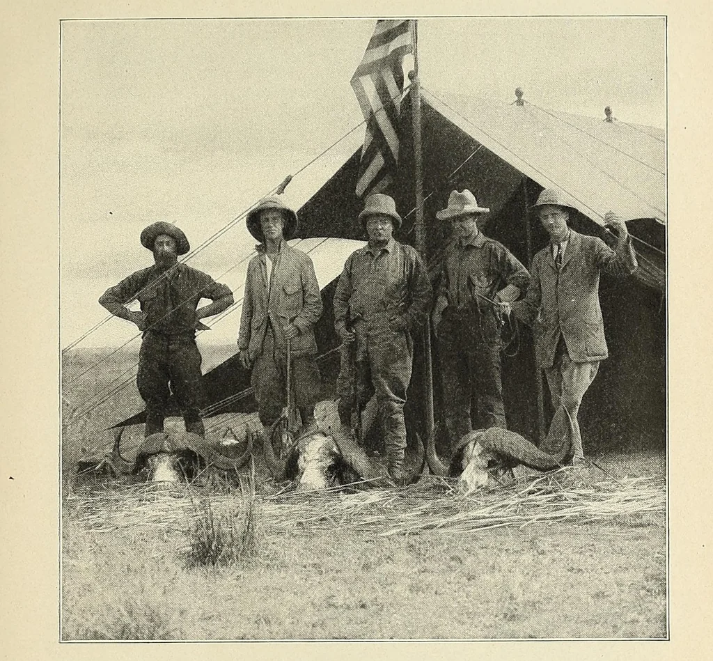 An illustration from African game trails : an account of the African wanderings of an American hunter-naturalist, 1909, leaf 109