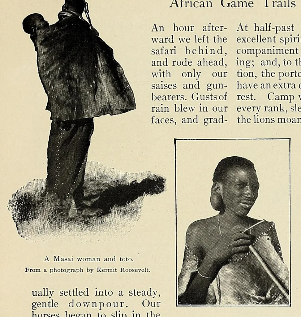 An illustration from African game trails : an account of the African wanderings of an American hunter-naturalist, 1909, leaf 123