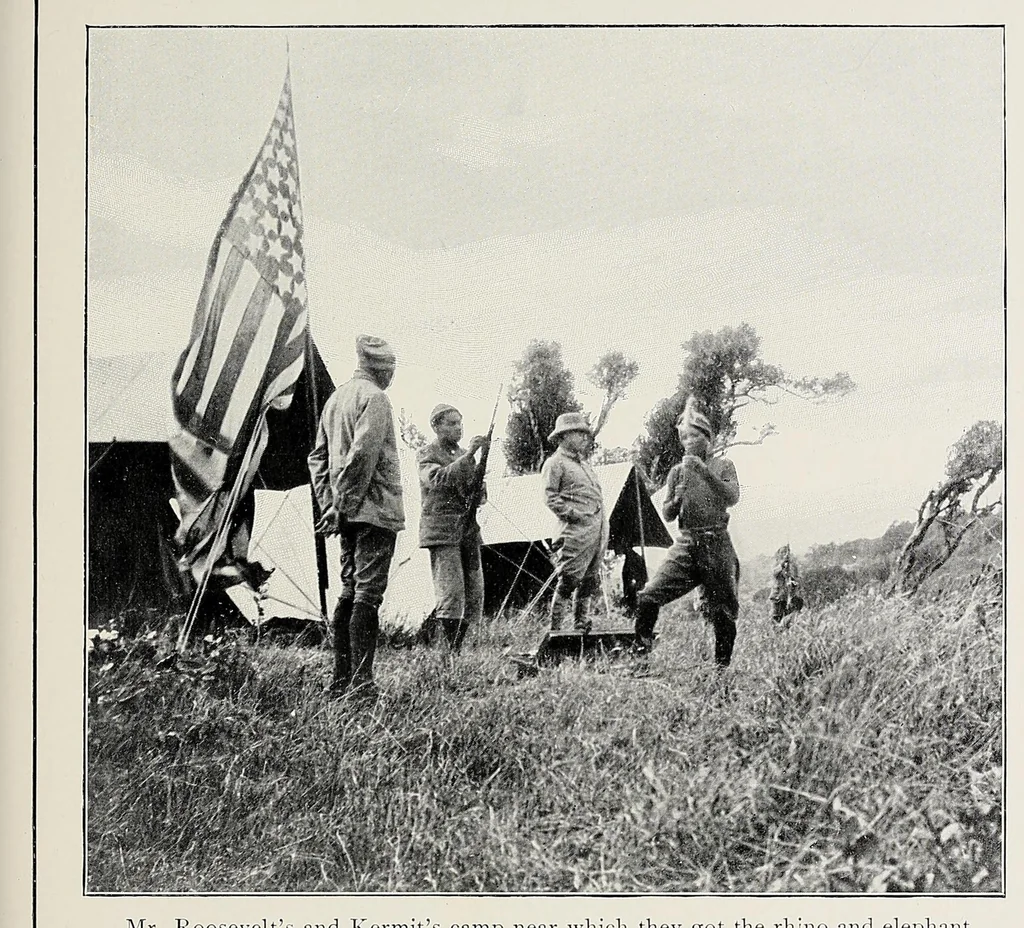 An illustration from African game trails : an account of the African wanderings of an American hunter-naturalist, 1910, leaf 341