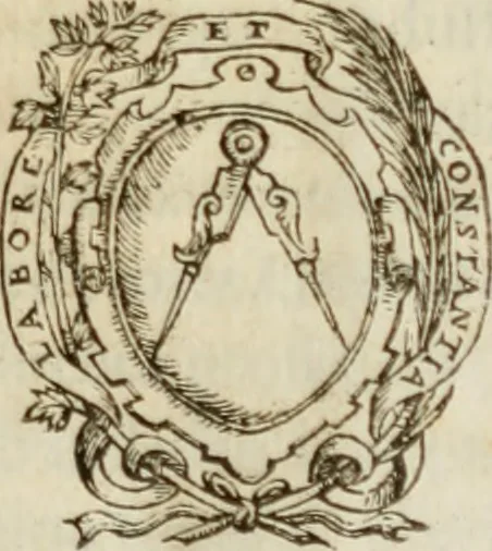 An illustration from Agathiae historici & poëtae eximij, De imperio et rebvs gestis Ivstiniani imperatoris, libri qvinqve:, 1594, leaf 8