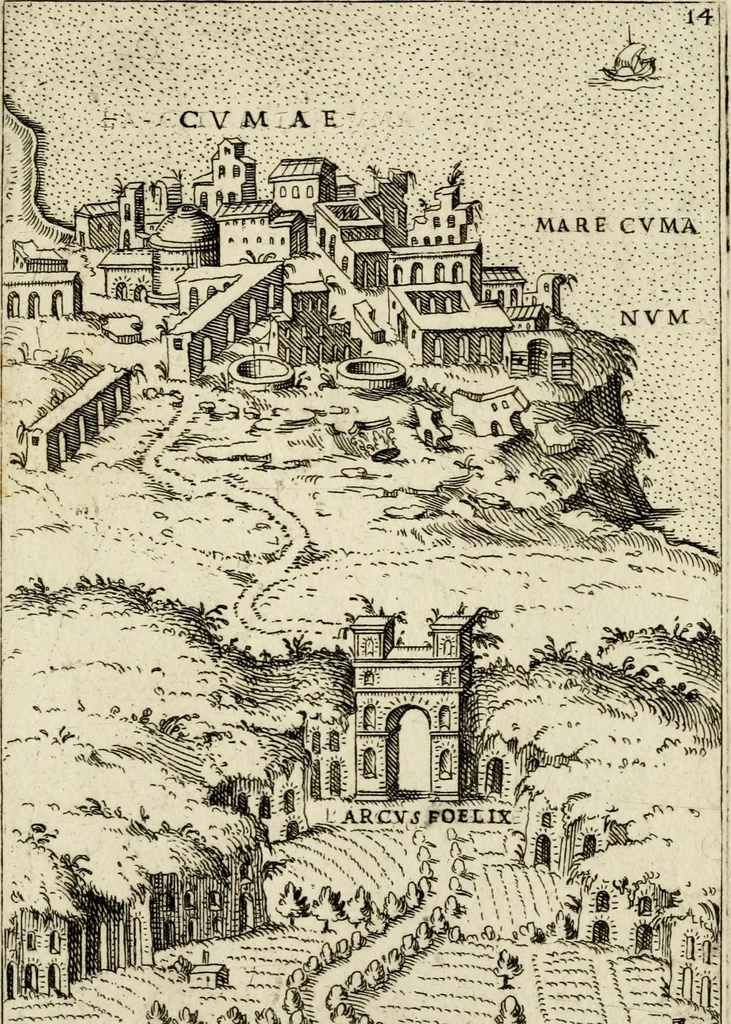 An illustration from Ager puteolanus, siue, Prospectus eiusdem insigniores, 1620, leaf 58