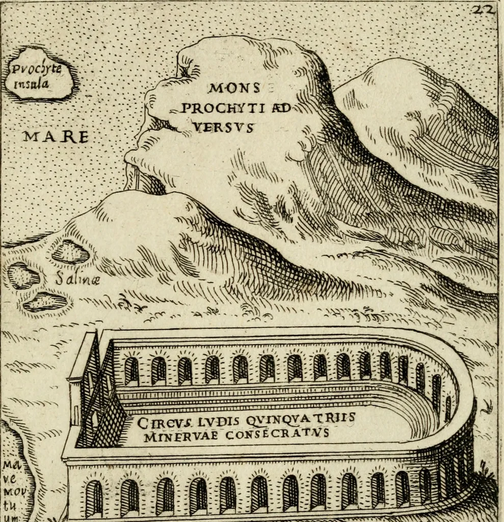 An illustration from Ager puteolanus, siue, Prospectus eiusdem insigniores, 1620, leaf 90