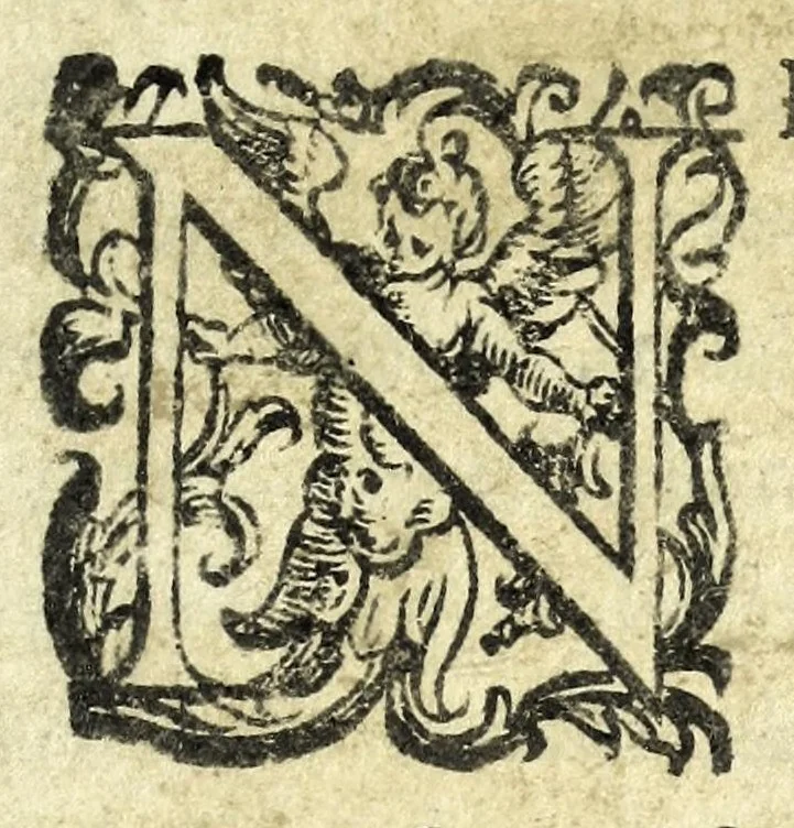 An illustration from Agesilai Mariscotti De personis, et larvis, earumq[ue] apud veteres vsu, & origine syntagmation, 1610, leaf 15