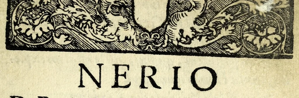 An illustration from Agesilai Mariscotti De personis, et larvis, earumq[ue] apud veteres vsu, & origine syntagmation, 1610, leaf 9