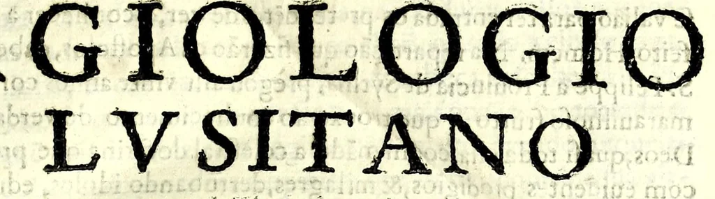 An illustration from Agiologio lusitano dos sanctos e varoens illustres em virtude do reino de Portugal e suas conquistas, 1651, leaf 17