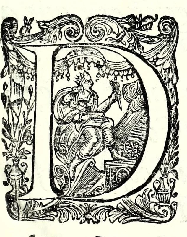 An illustration from Agiologio lusitano dos sanctos e varoens illustres em virtude do reino de Portugal e suas conquistas, 1651, leaf 13
