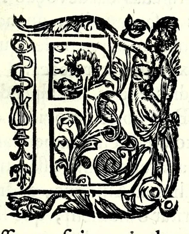 An illustration from Agiologio lusitano dos sanctos e varoens illustres em virtude do reino de Portugal e suas conquistas, 1651, leaf 33