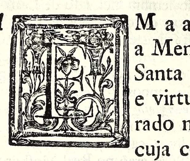 An illustration from Agiologio lusitano dos sanctos e varoens illustres em virtude do reino de Portugal e suas conquistas, 1651, leaf 674