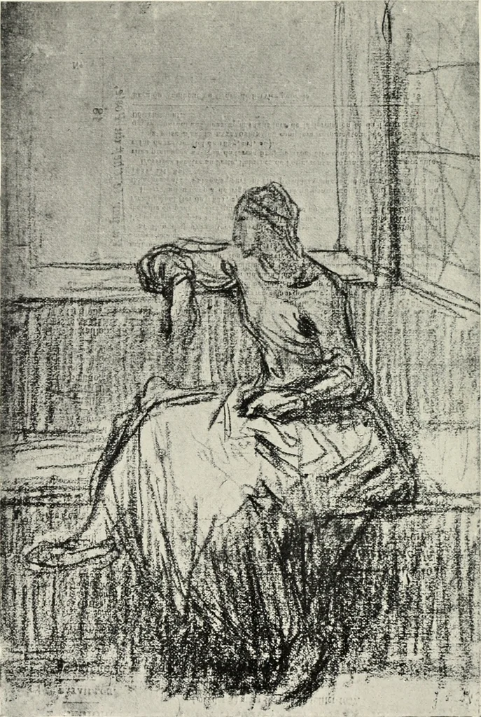 An illustration from Aims and ideals in art : eight lectures delivered to the students of the Royal academy, 1906, leaf 183