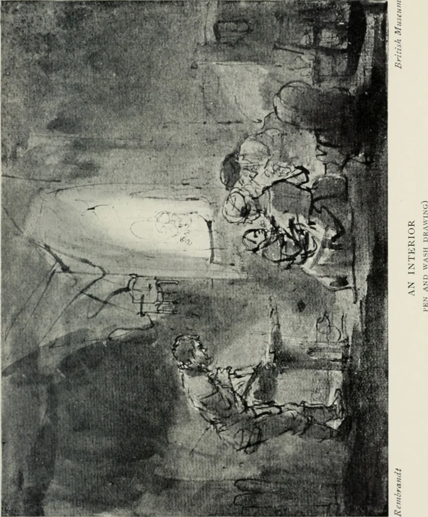 An illustration from Aims and ideals in art : eight lectures delivered to the students of the Royal academy, 1906, leaf 194