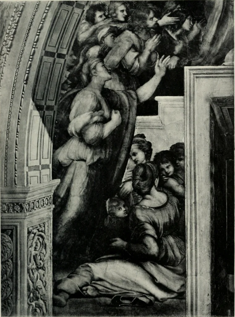 An illustration from Aims and ideals in art : eight lectures delivered to the students of the Royal academy, 1906, leaf 66