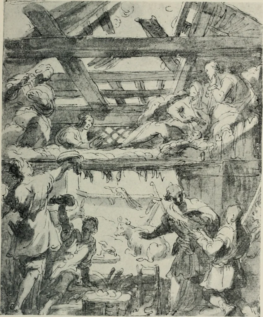An illustration from Aims and ideals in art : eight lectures delivered to the students of the Royal academy, 1906, leaf 88