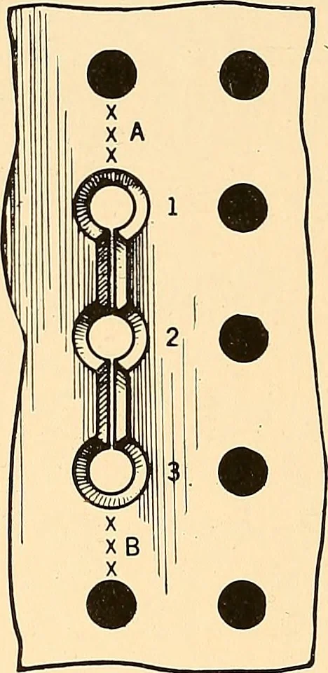 An illustration from Airco welding of locomotive fireboxes, 1919, leaf 15