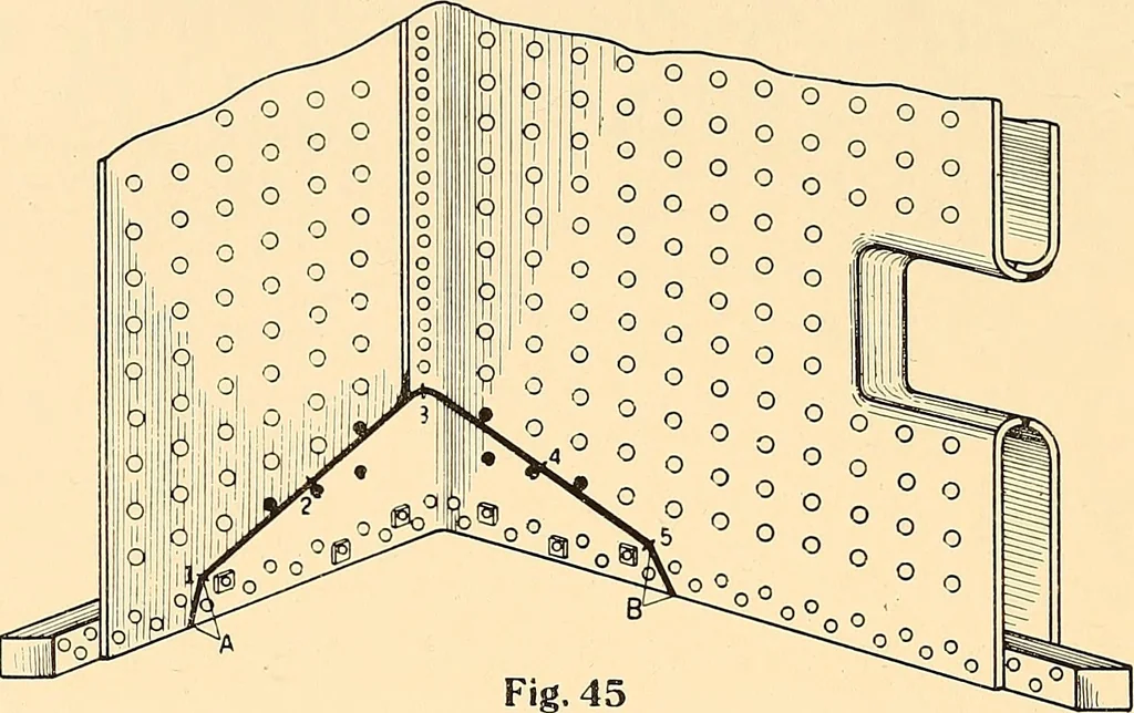An illustration from Airco welding of locomotive fireboxes, 1919, leaf 23
